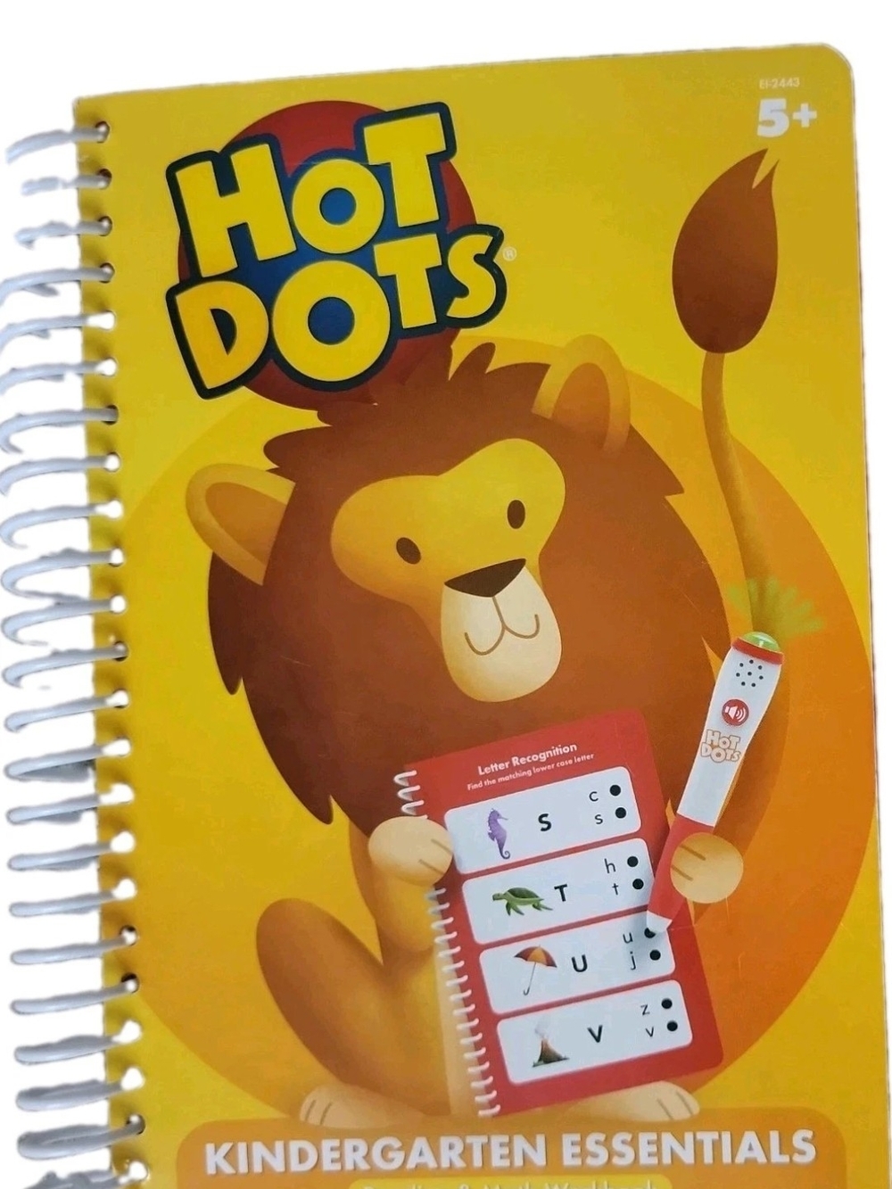 Educational Insights Hot Dots Kindergarten Essentials Reading Math 100 pg book